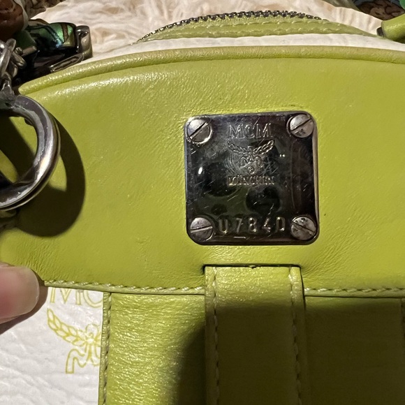 Authentic M C M boston bag - Picture 12 of 13